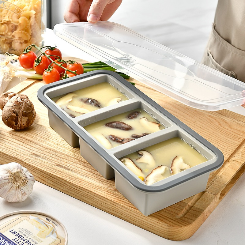 Souper Cubes ,Silicone Freezer - огляд і ціна Meal Prep Chia Pudding