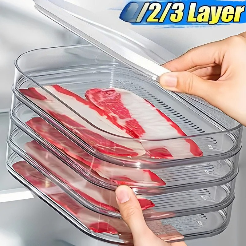 Meat Container for Fridge Baco - огляд і ціна Meal Prep Jars With Lids