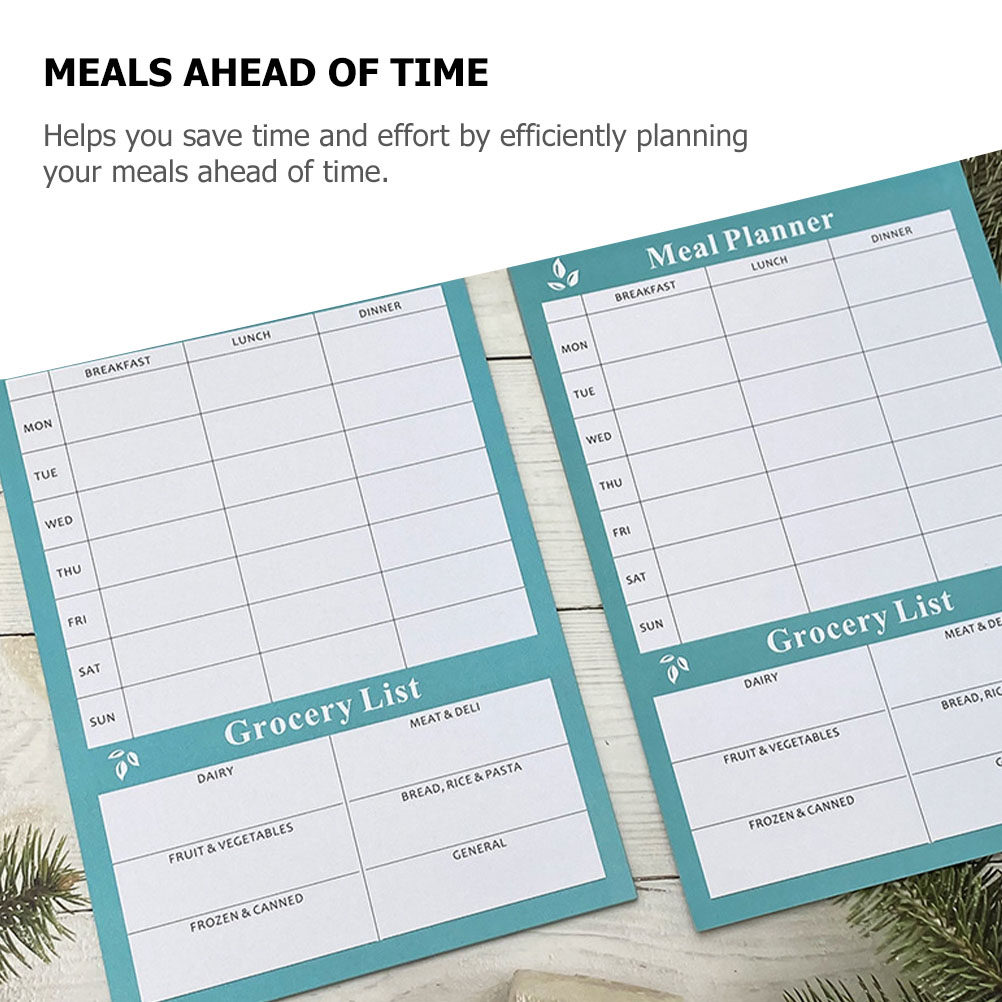 2Pcs Household Weekly Meal Pla - огляд і ціна Meal Prep Book