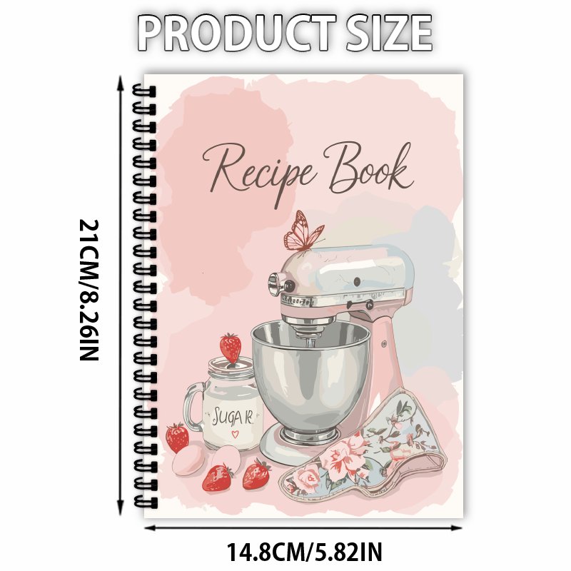 Recipe Spiral Notebook Log,Per - огляд і ціна Meal Prep Book