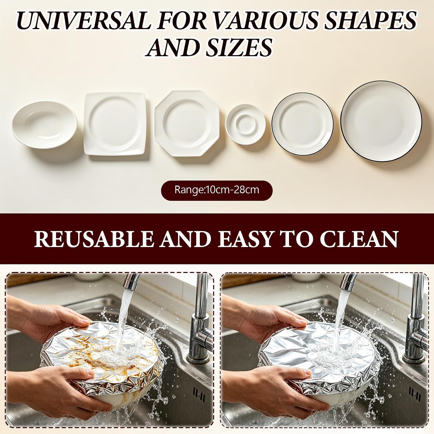 Reusable Aluminum Foil Food Co - огляд і ціна Meal Prep Bowl