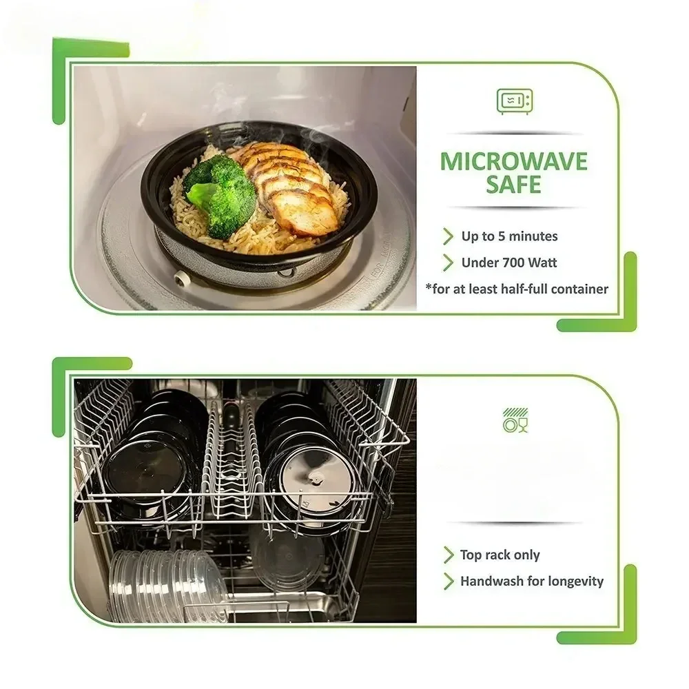 Meal Prep Containers Plastic F - огляд і ціна Meal Prep Glass Containers