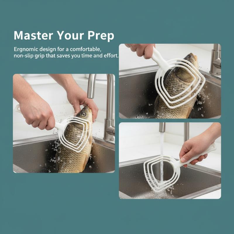 textureManual Plastic Meat Scr - огляд і ціна Meal Prep Seafood