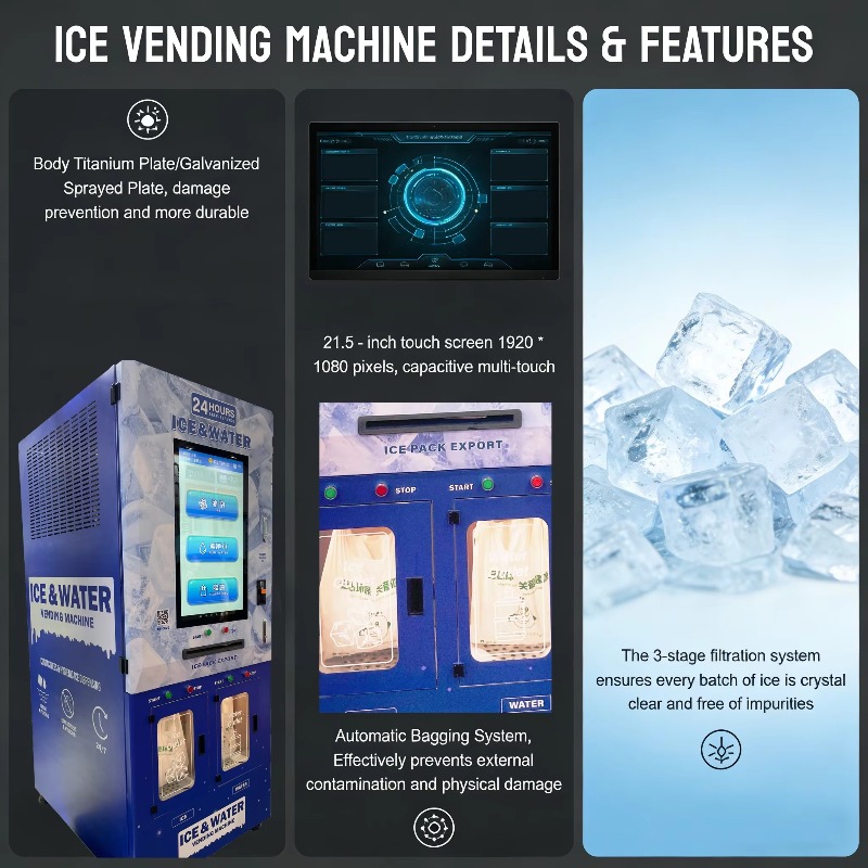 Custom Outdoor Ice Makers and  - огляд і ціна Meal Prep Vending Machine