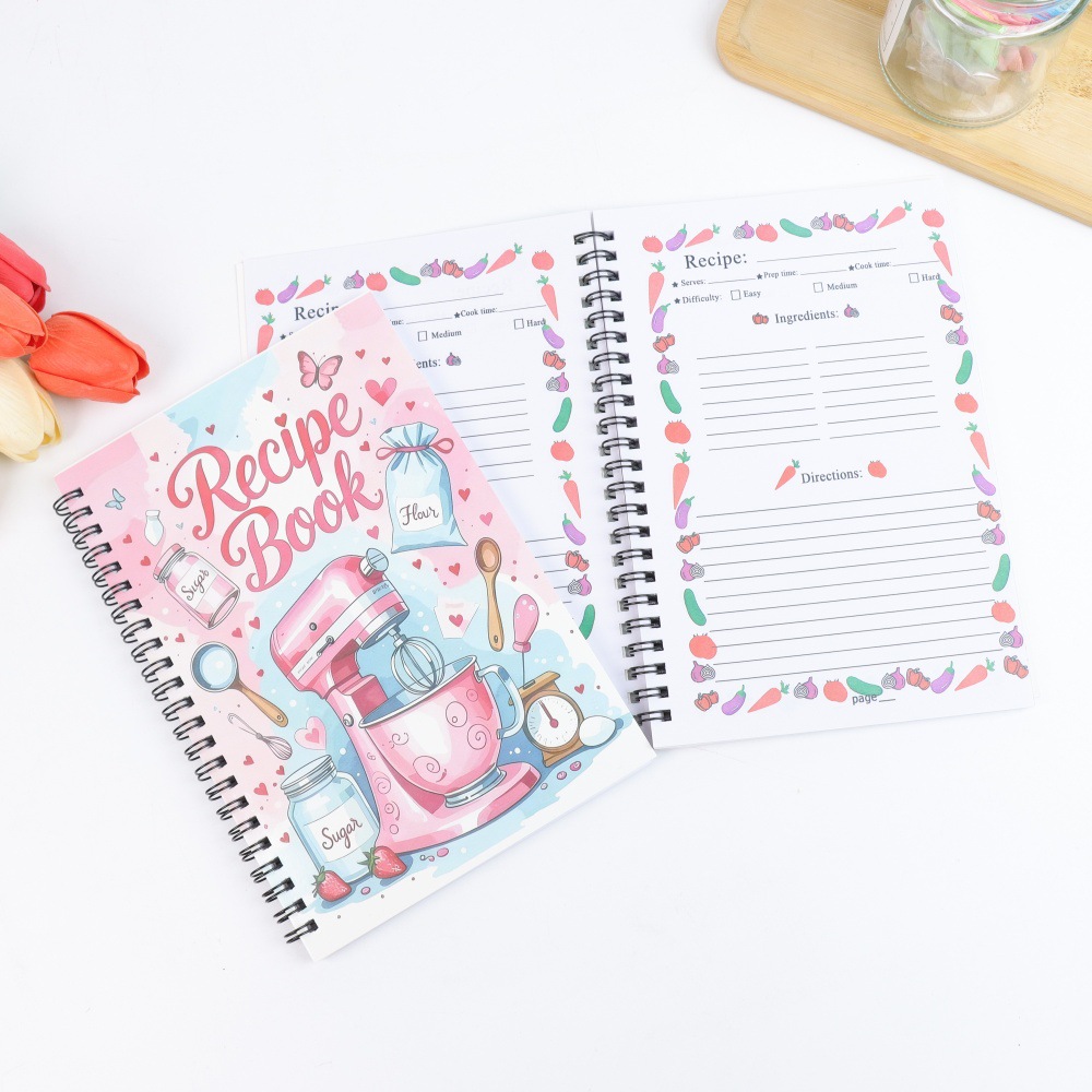 Recipe Notebook 100 Sheets Rec - огляд і ціна Meal Prep Book