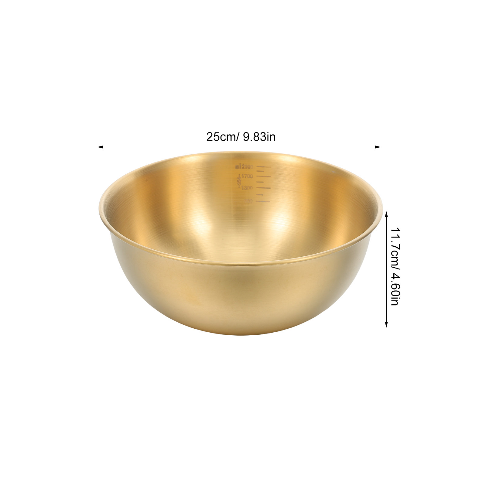 2100Ml Stainless Steel Mixing  - огляд і ціна Meal Prep Bowl