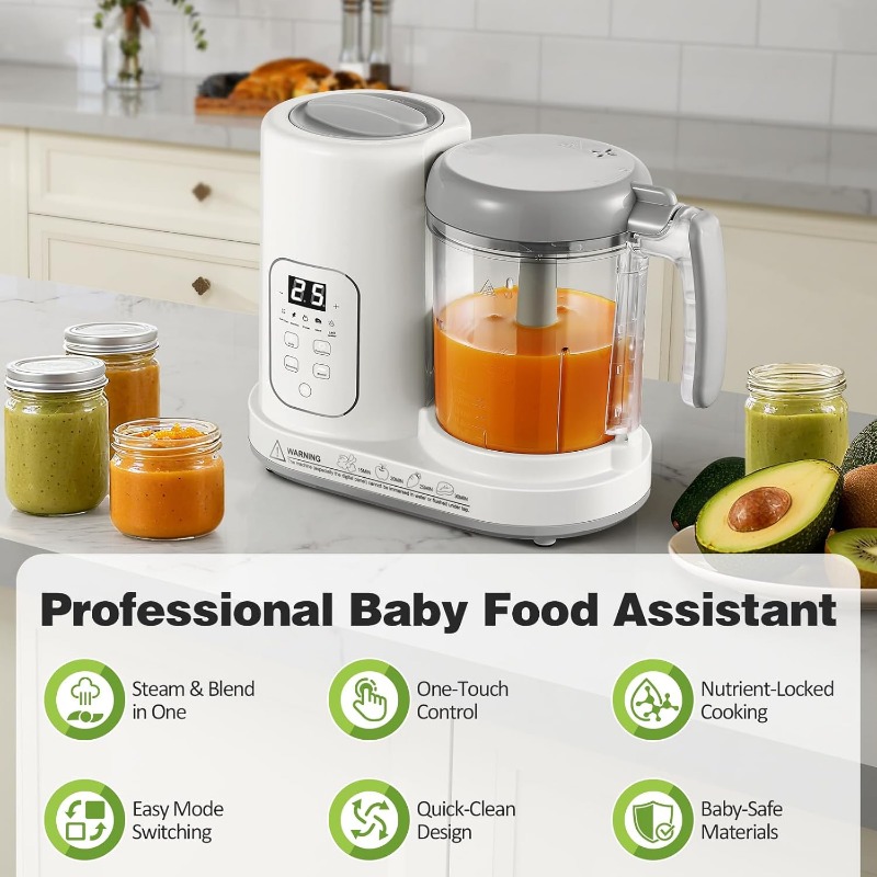 Baby Food Maker Steamer Blende - огляд і ціна Meal Prep Youtube
