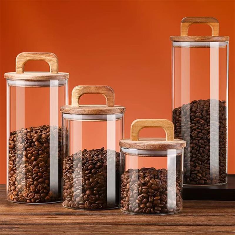 Clear Glass Jar with Bamboo Li - огляд і ціна Meal Prep Glass Containers