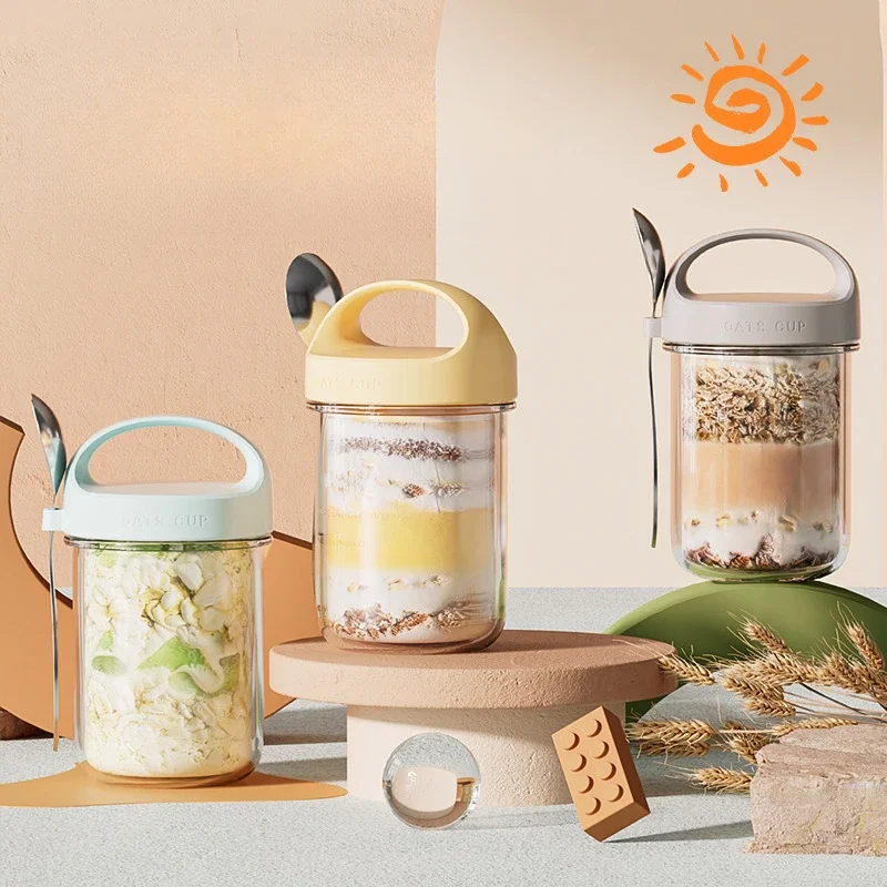 420ML New Breakfast Cups Oatme - огляд і ціна Meal Prep Oatmeal Jars