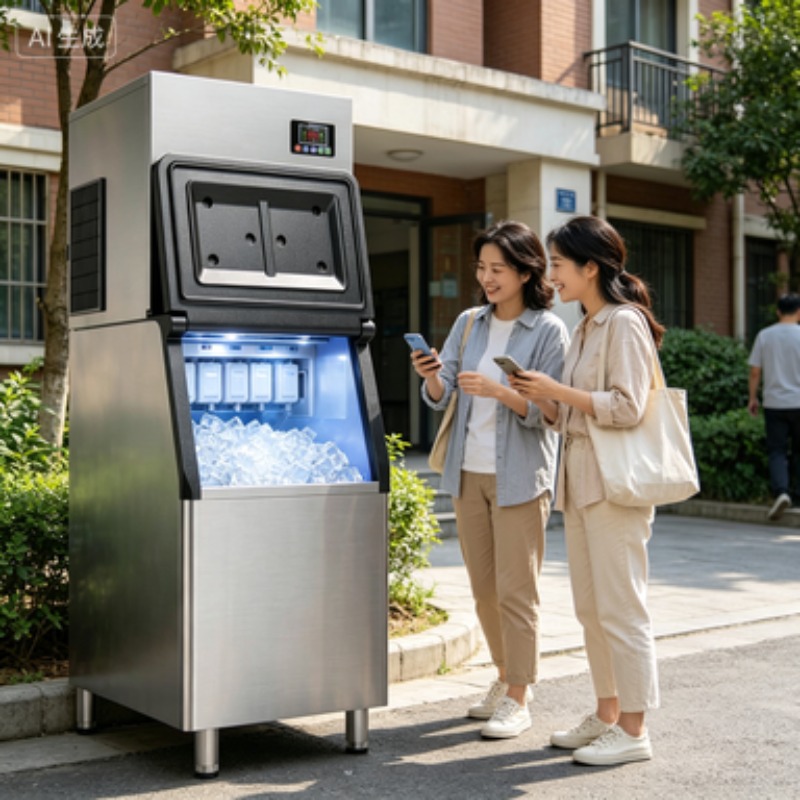 400kg Commercial Ice Machine C - огляд і ціна Meal Prep Vending Machine