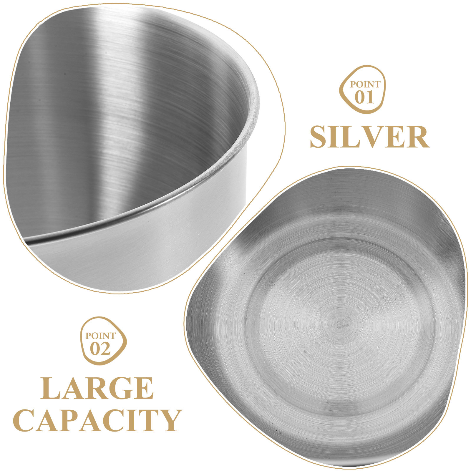 Deep Stainless Steel Mixing Bo - огляд і ціна Meal Prep Bowl