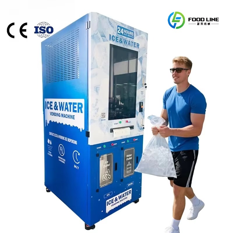 Commercial Fully Automatic Ice - огляд і ціна Meal Prep Vending Machine