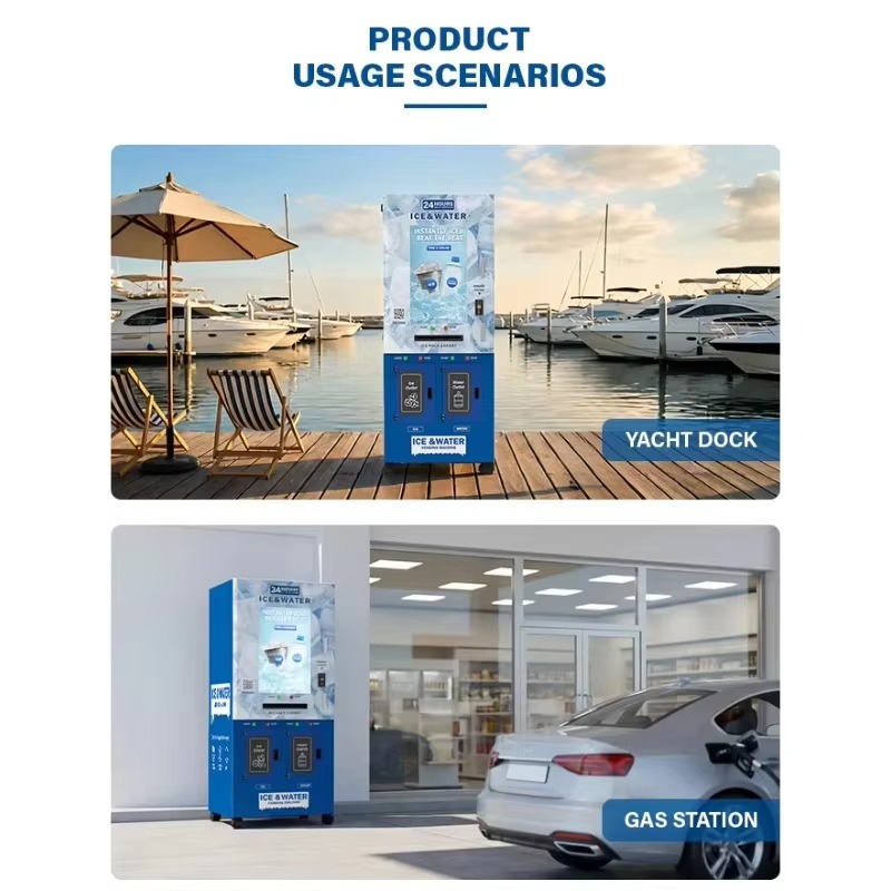Commercial Fully Automatic Ice - огляд і ціна Meal Prep Vending Machine