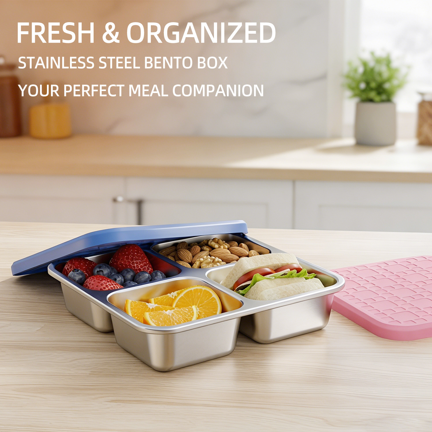 304 Stainless Steel Divided Lu - огляд і ціна Meal Prep Bowl