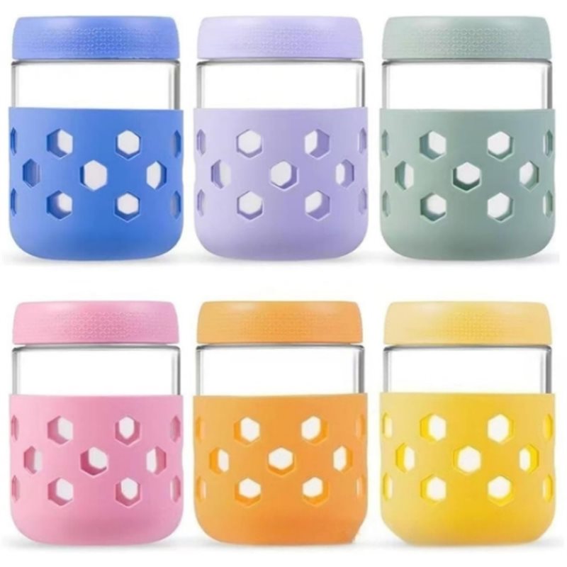 AB33-Glass Jars With Airtight  - огляд і ціна Meal Prep Oatmeal Jars